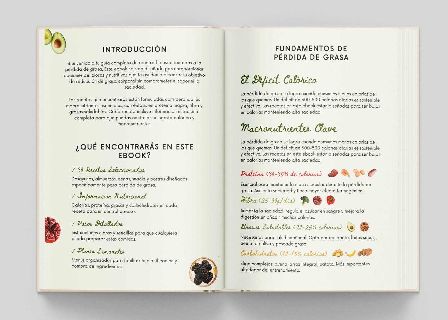 "30 RECETAS PARA PERDER PESO"